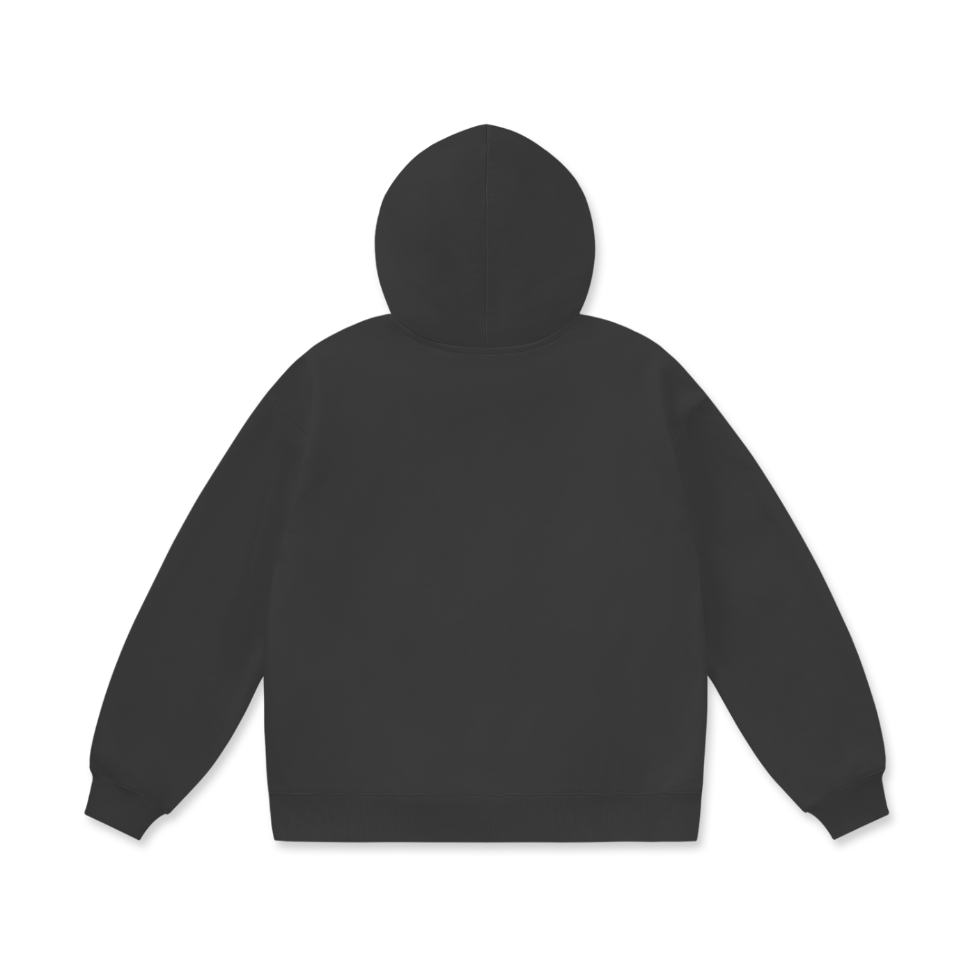 Black hoodie on a white background