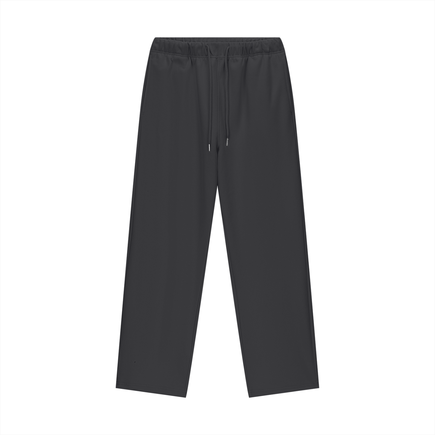 Black pants on a white background