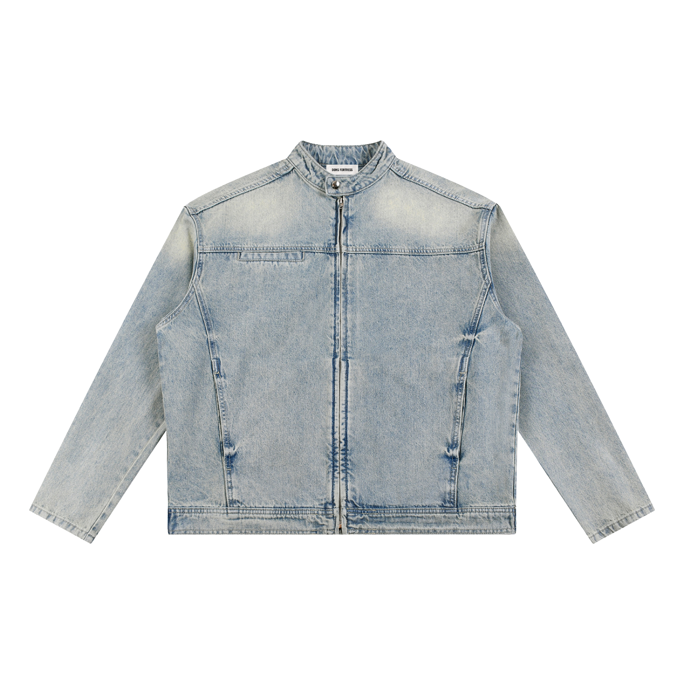 Denim Blue-Feather Jacket