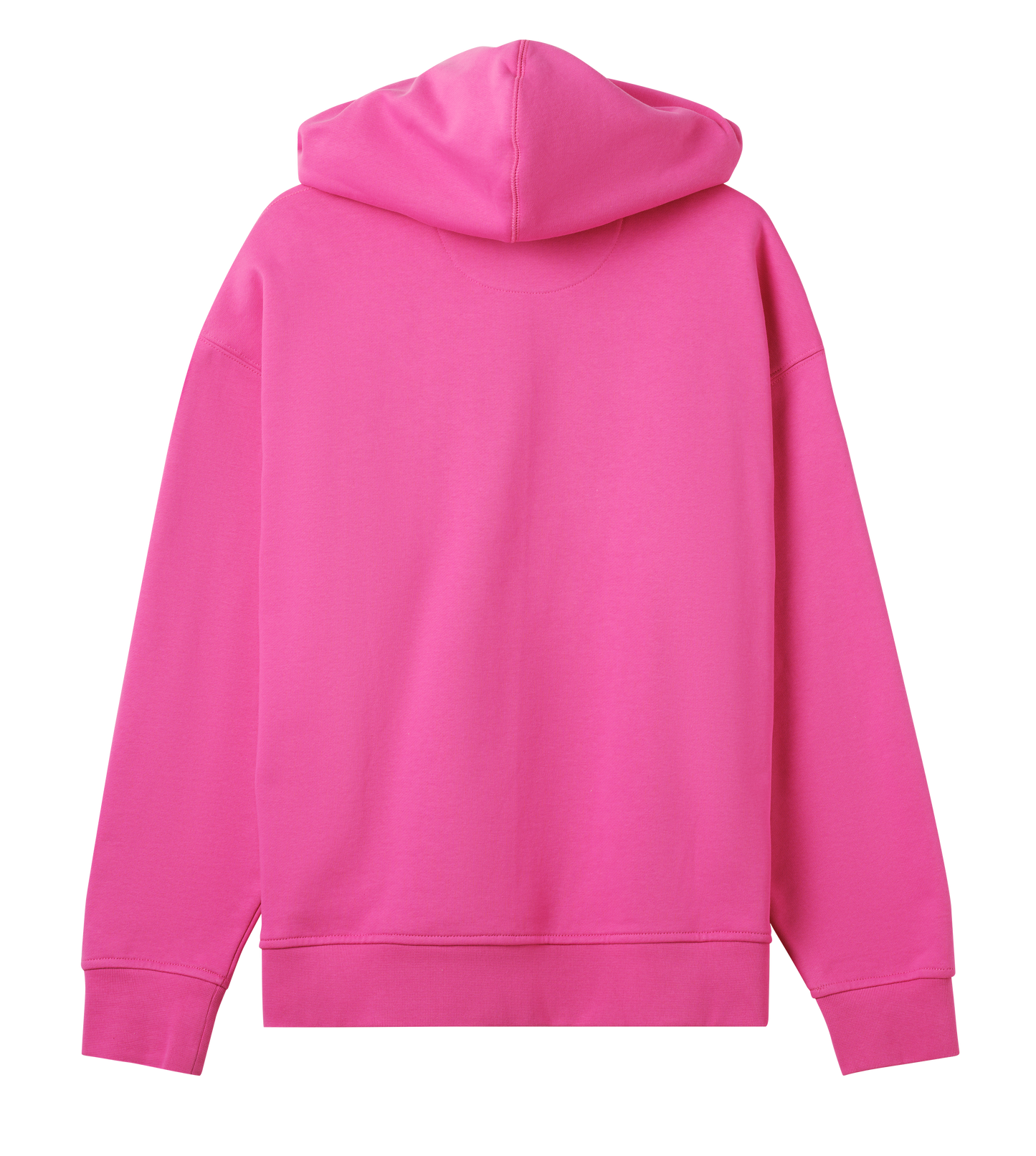 Dons Fortress Box Hoodie in Hyper Pink Back Womens