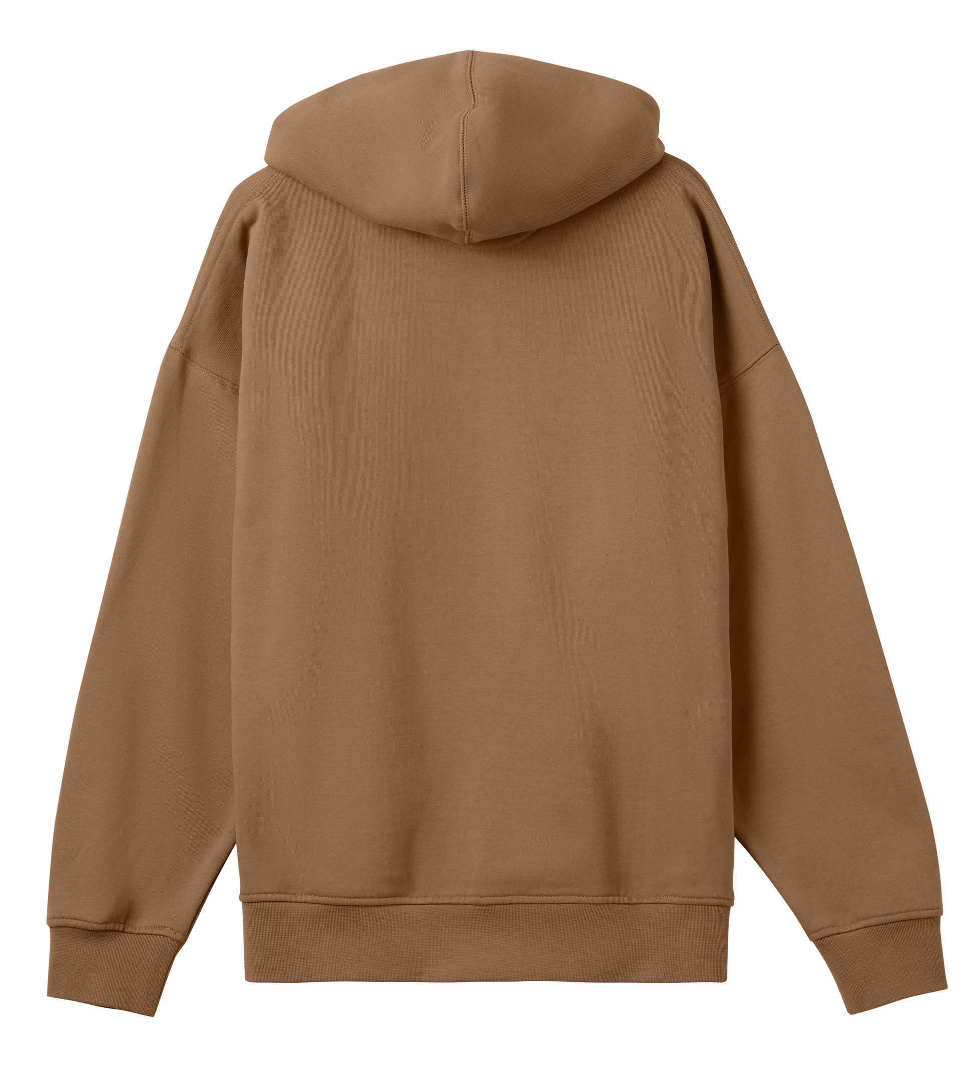 Dons Fortress Box Hoodie in Toffee Brown Back