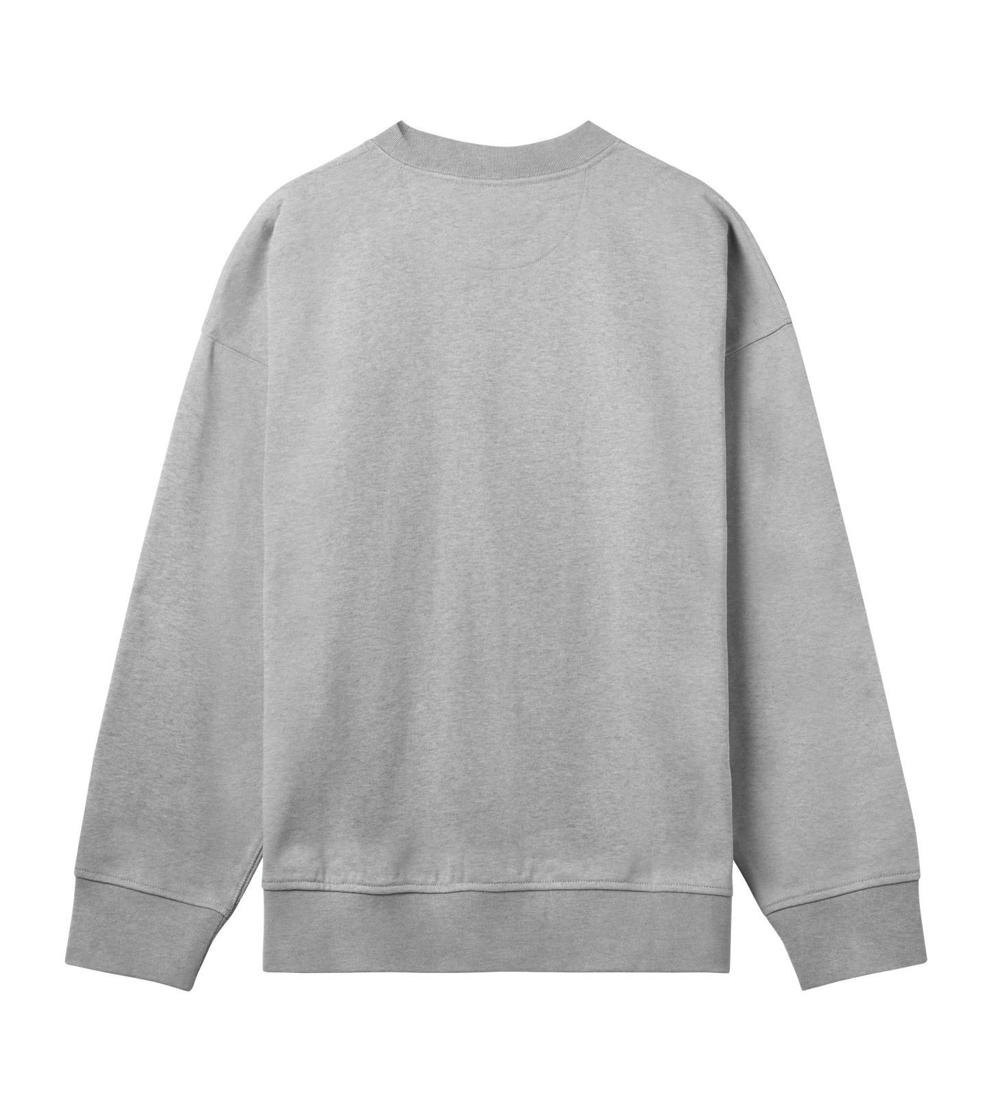 Dons Fortress Box Pullover in Grey Melange Back