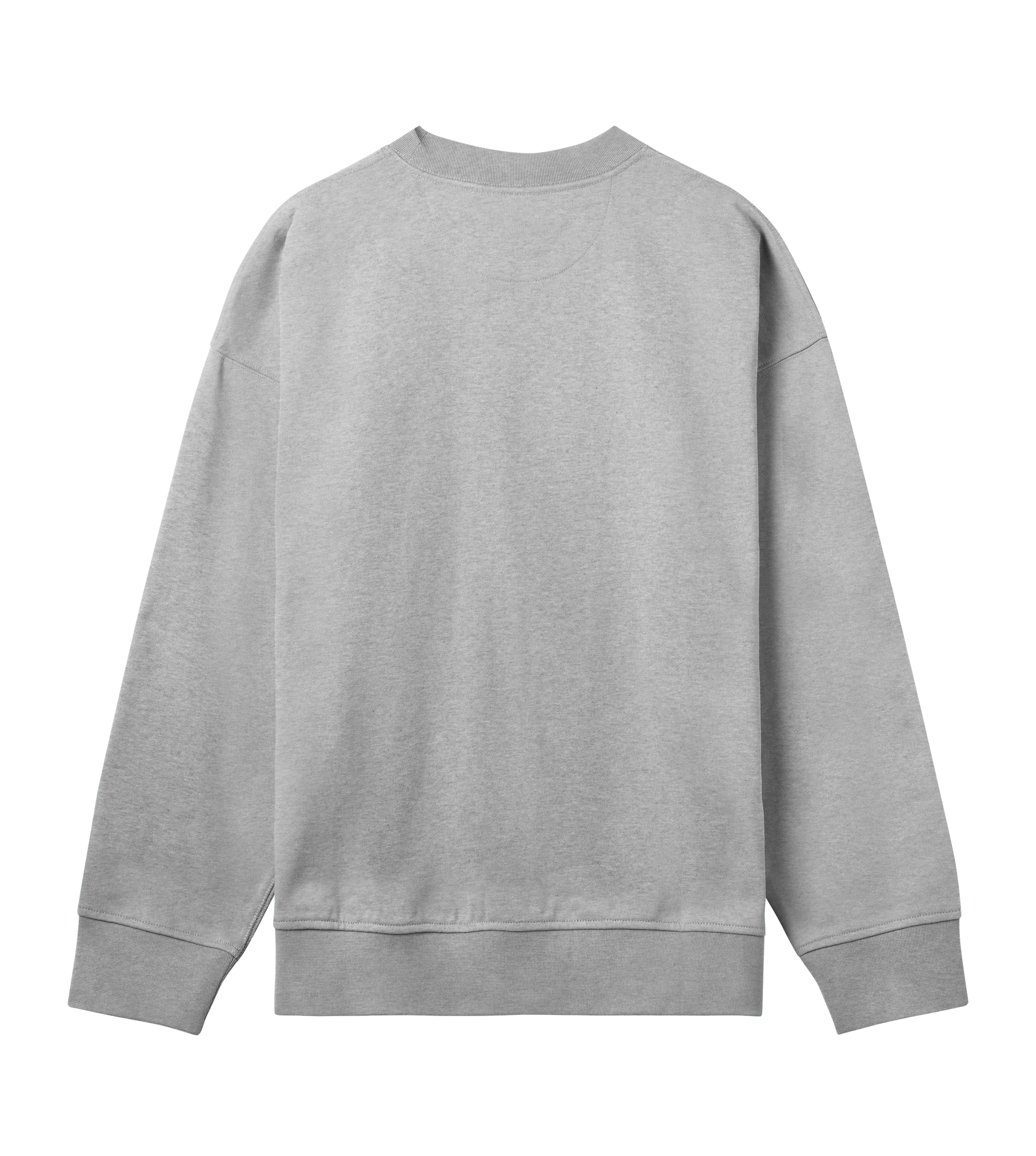Dons Fortress Box Pullover in Grey Melange Back