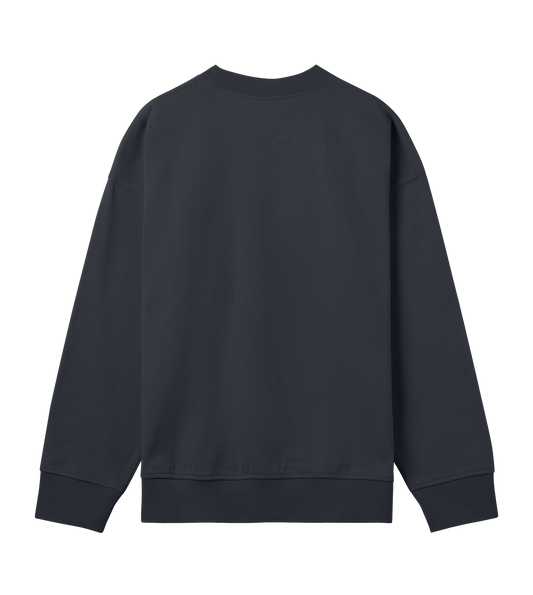 Dons Fortress Box Pullover in Off-Black Back