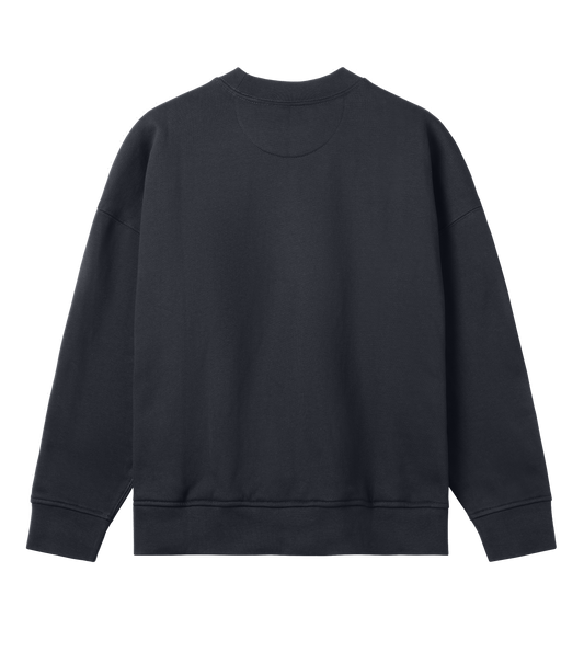 Dons Fortress Box Pullover in Off Black Back Womens