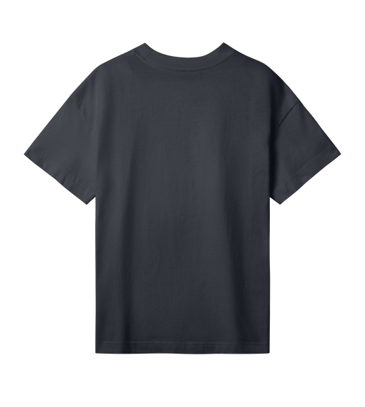 Dons Fortress Box Tee in Off Black Back Womens