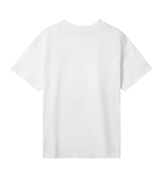 Dons Fortress Box Tee in Off White Back Womens