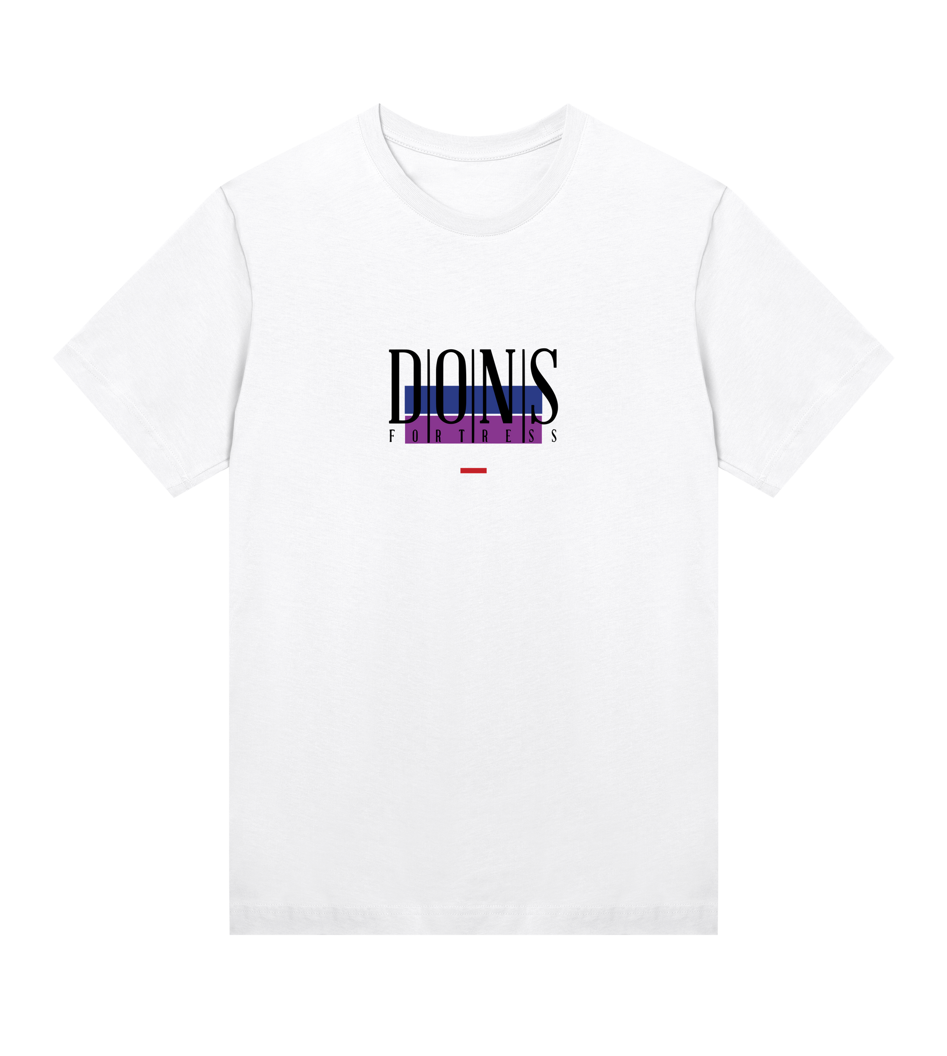 Dons Fortress Canaan Tee in White Front Womens