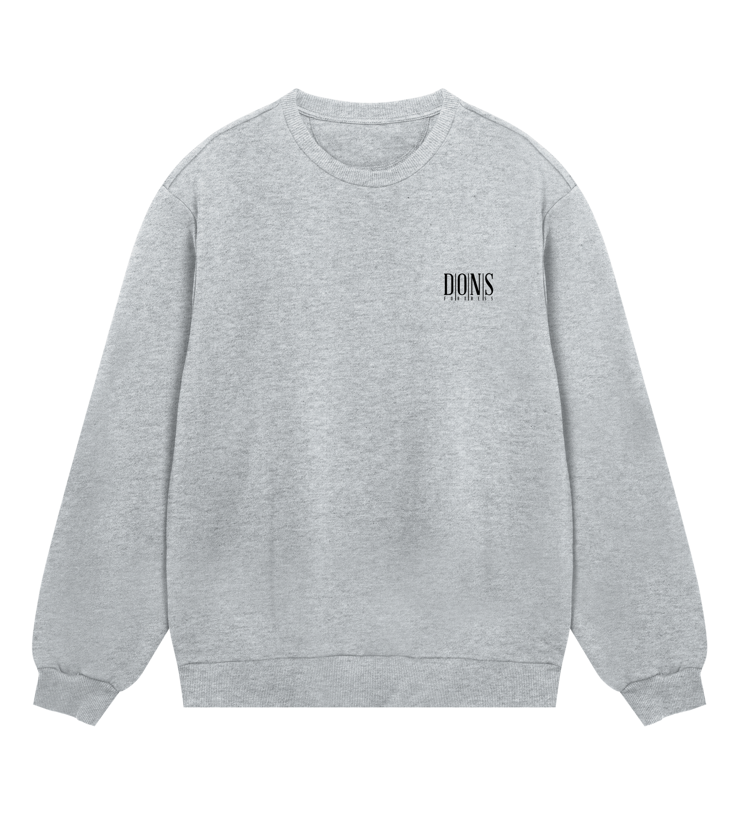 Dons Fortress Classic Principal-Hybrid Pullover BP in Grey Melange Front