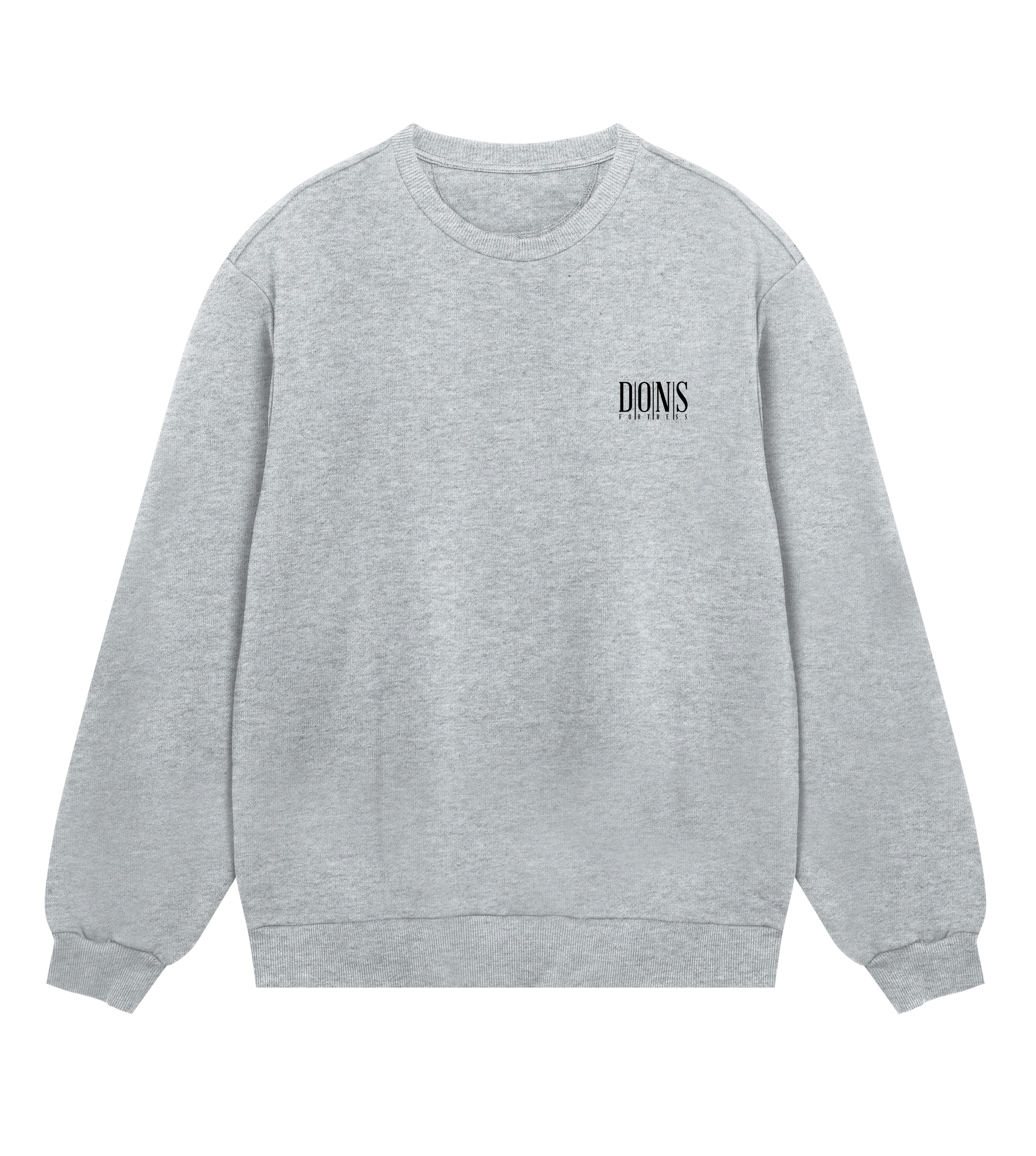Dons Fortress Classic Principal-Hybrid Pullover BP in Grey Melange Front