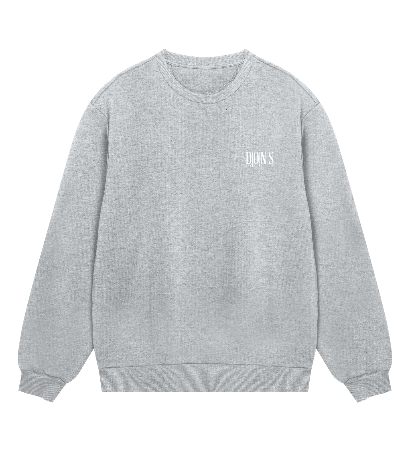 Dons Fortress Classic Principal-Hybrid Pullover in Grey Melange Front