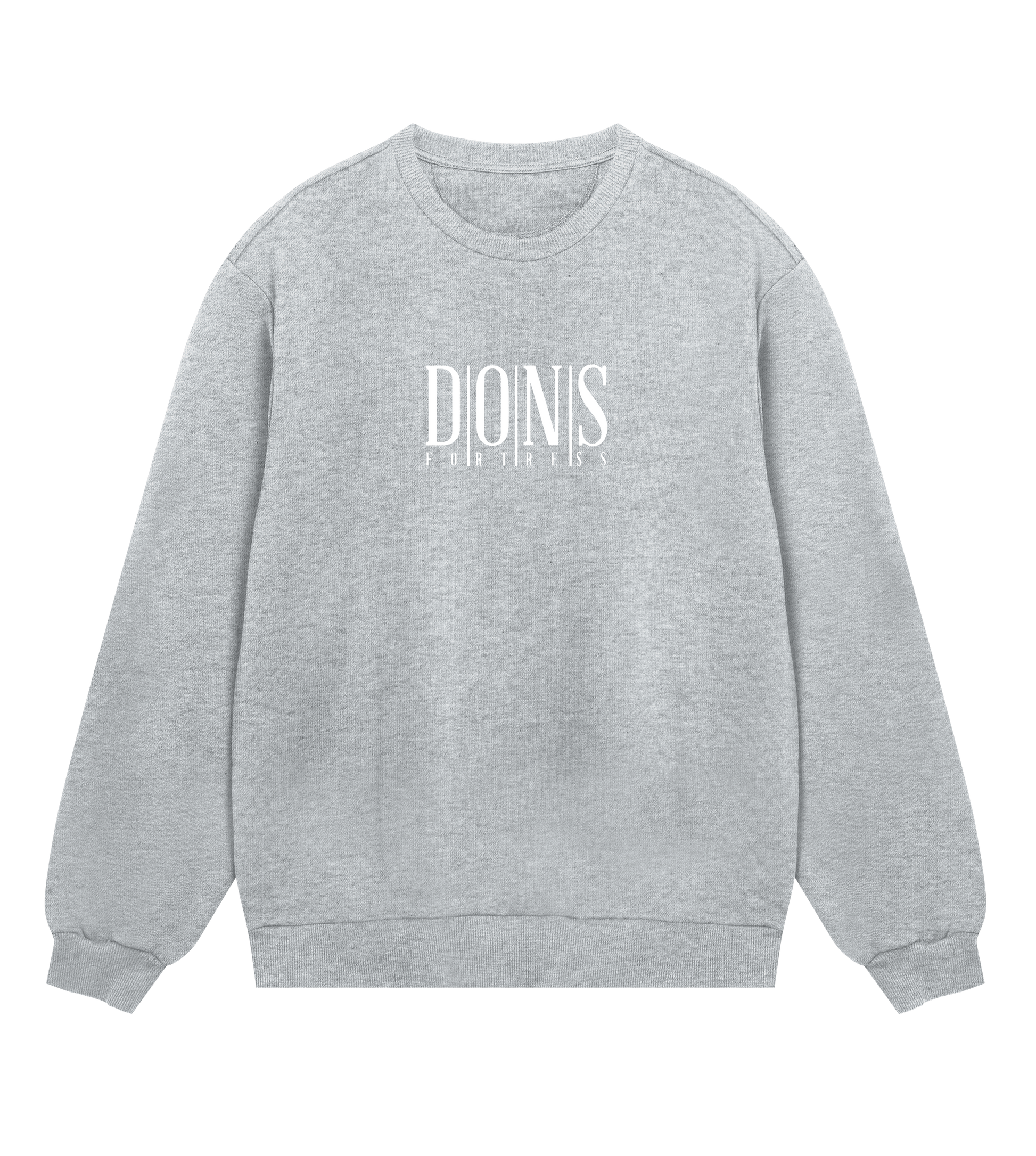Dons Fortress Classic Principal Pullover in Grey Melange Front