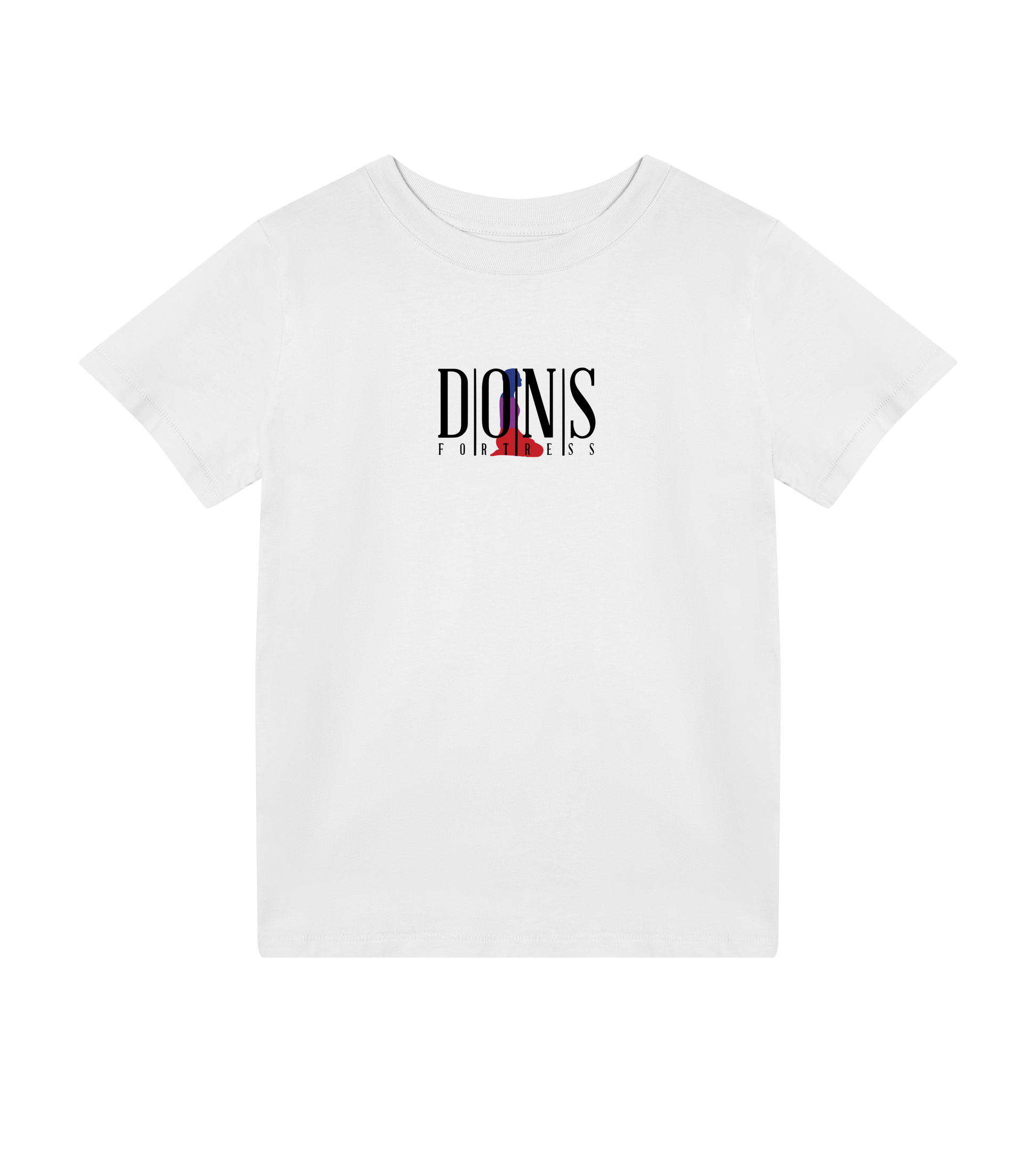 Dons Fortress Jericho Tee in White Front Kids