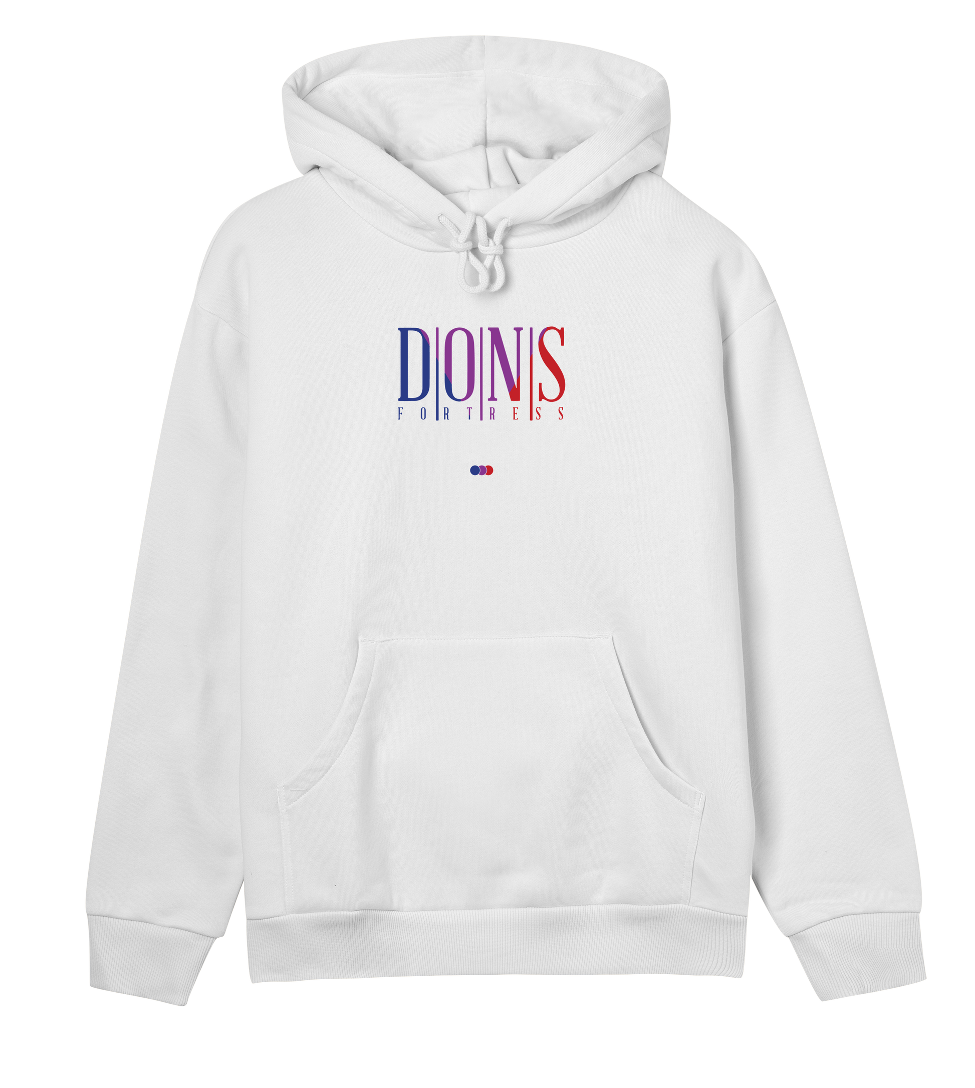 Dons Fortress Jericho Hoodie in Off White Front Womens