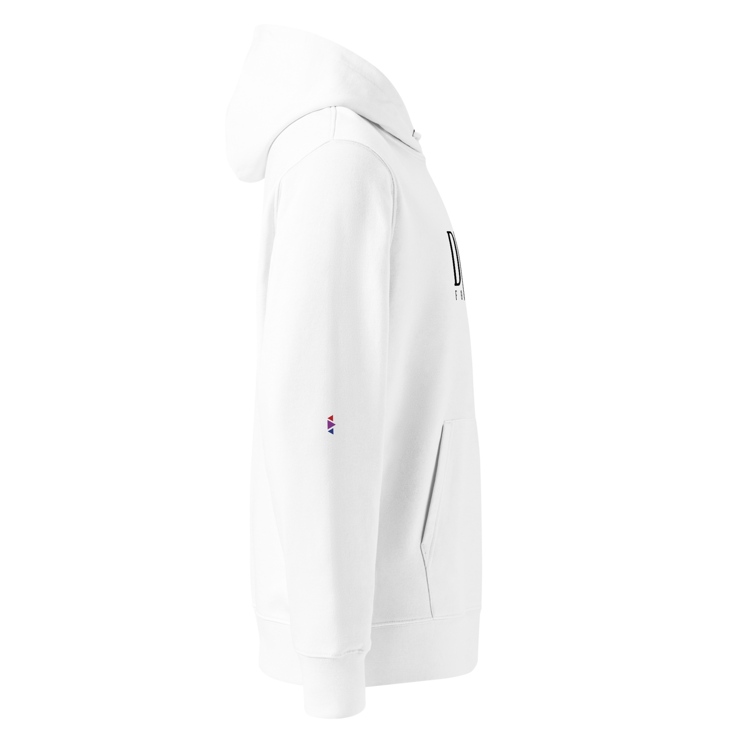 Dons Fortress Mens Nebo Hoodie in White UD PNG FR