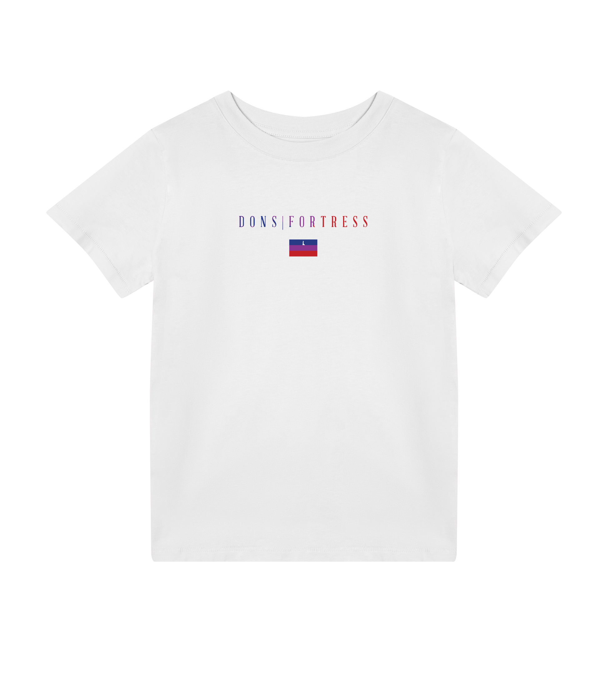 Dons Fortress Nain Tee in White Front Kids