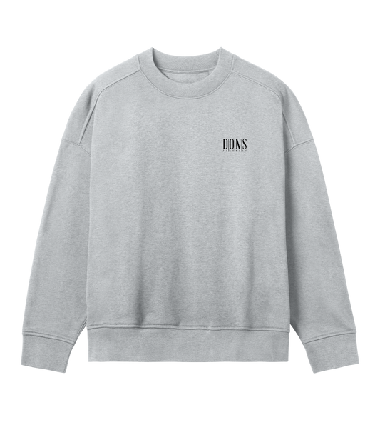 Dons Fortress OS Principal-Hybrid Pullover BP in Grey Melange Front Womens