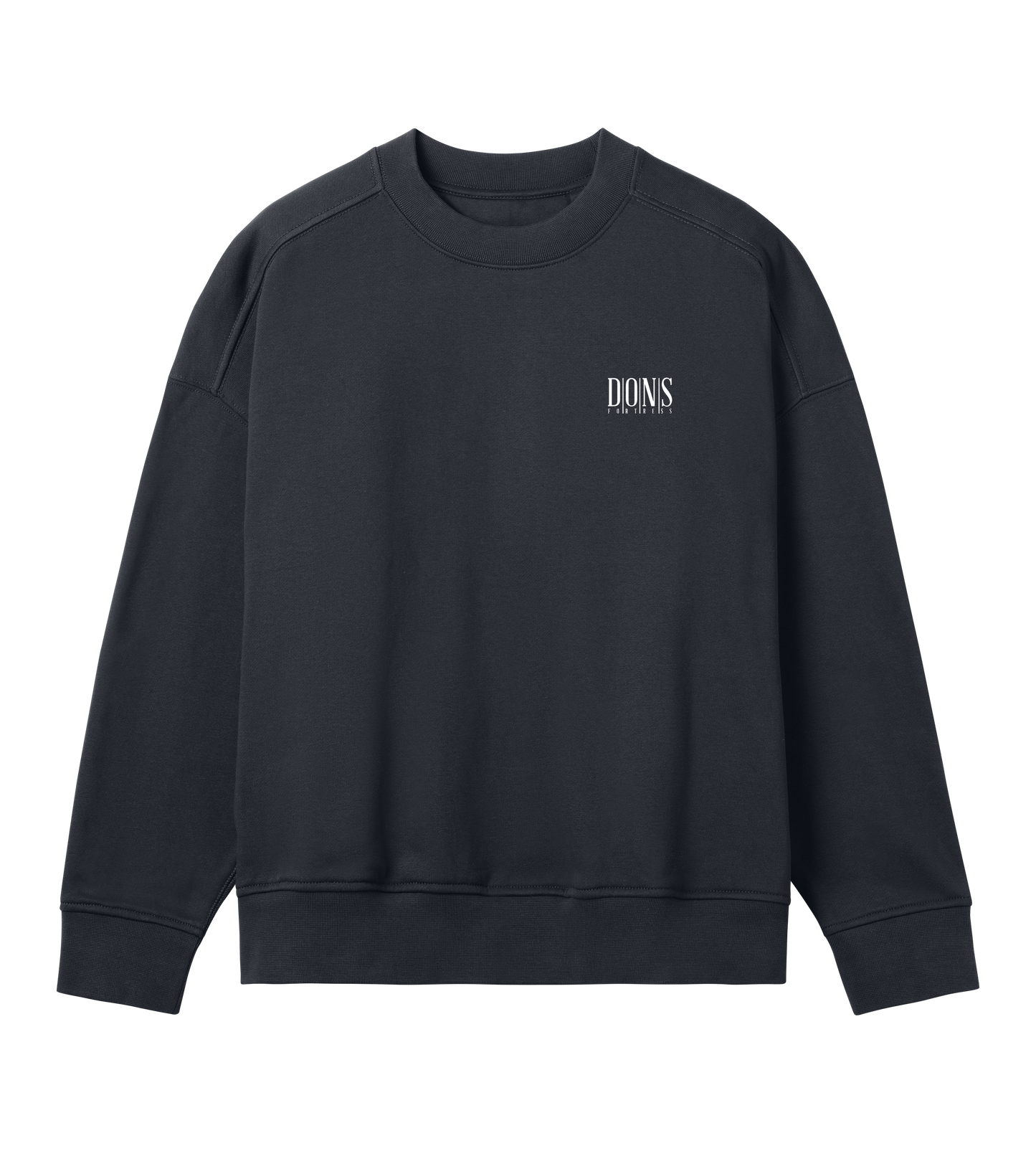 Dons Fortress OS Principal-Hybrid Pullover in Off Black Front Womens