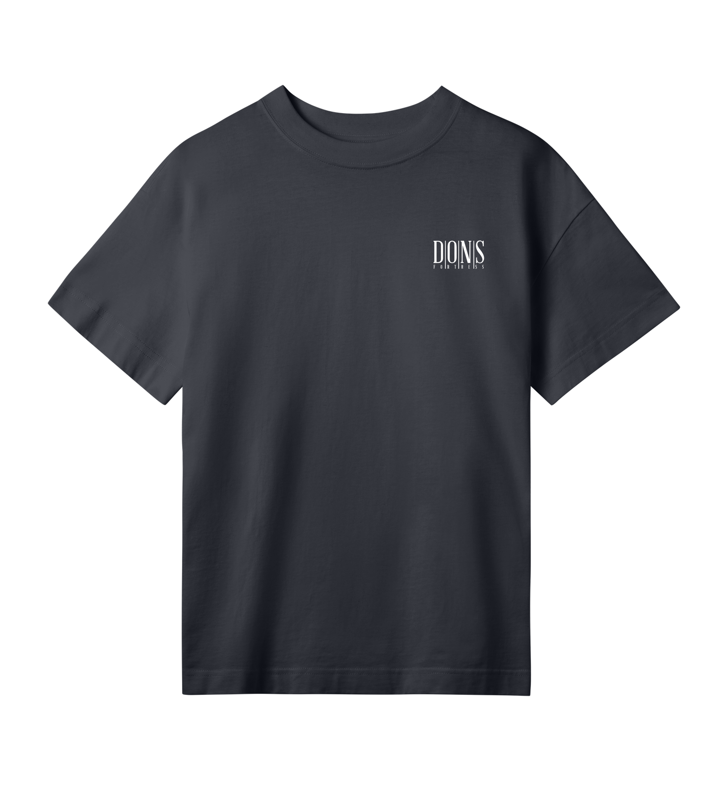 Dons Fortress OS Principal-Hybrid Tee in Off Black Front Womens