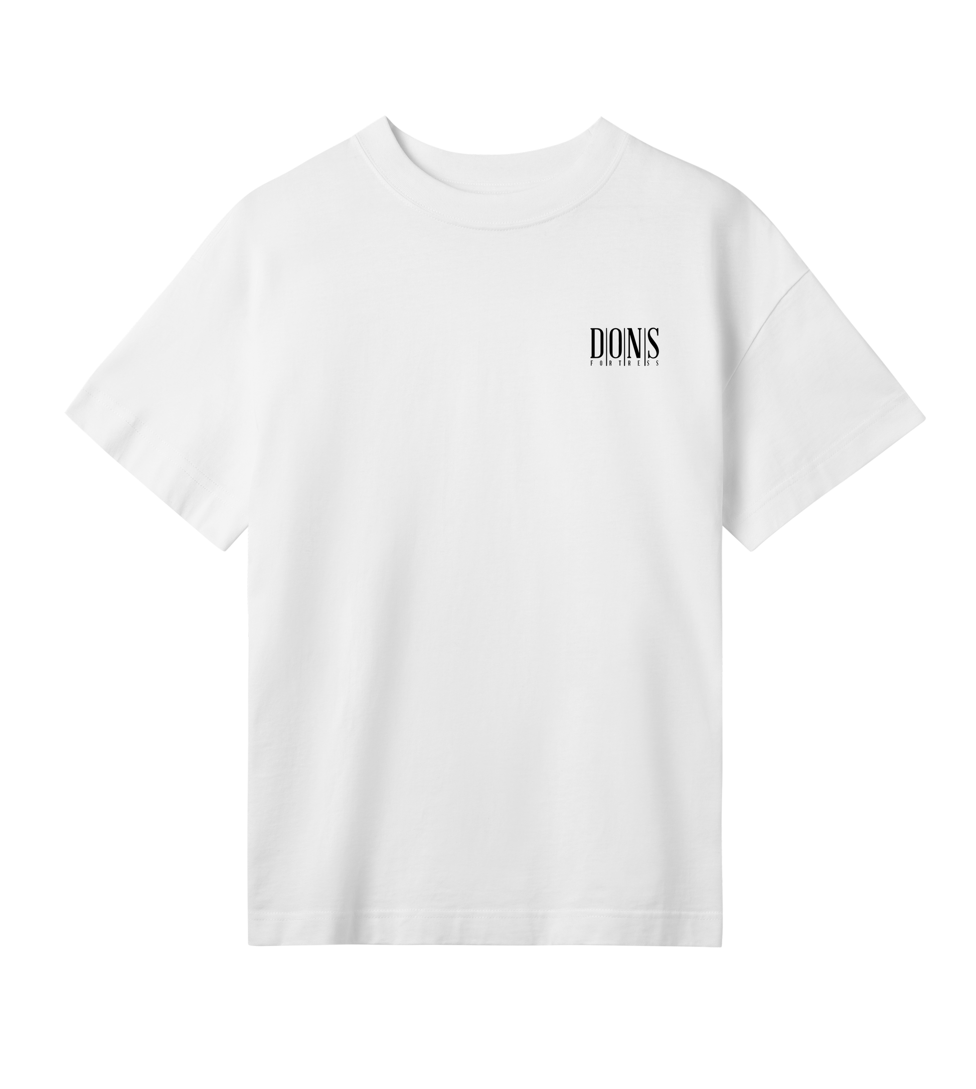 Dons Fortress OS Principal-Hybrid Tee in Off White Front Womens