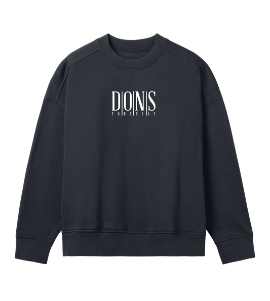 Dons Fortress OS Principal Pullover in Off Black Front Womens