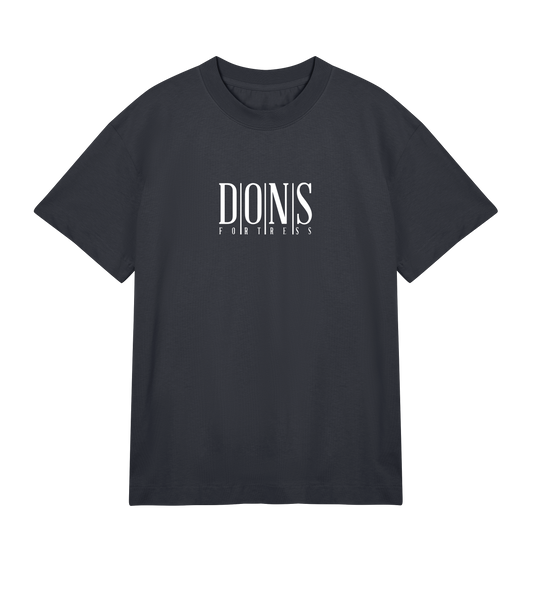 Dons Fortress OS Principal Tee in Off-Black Front