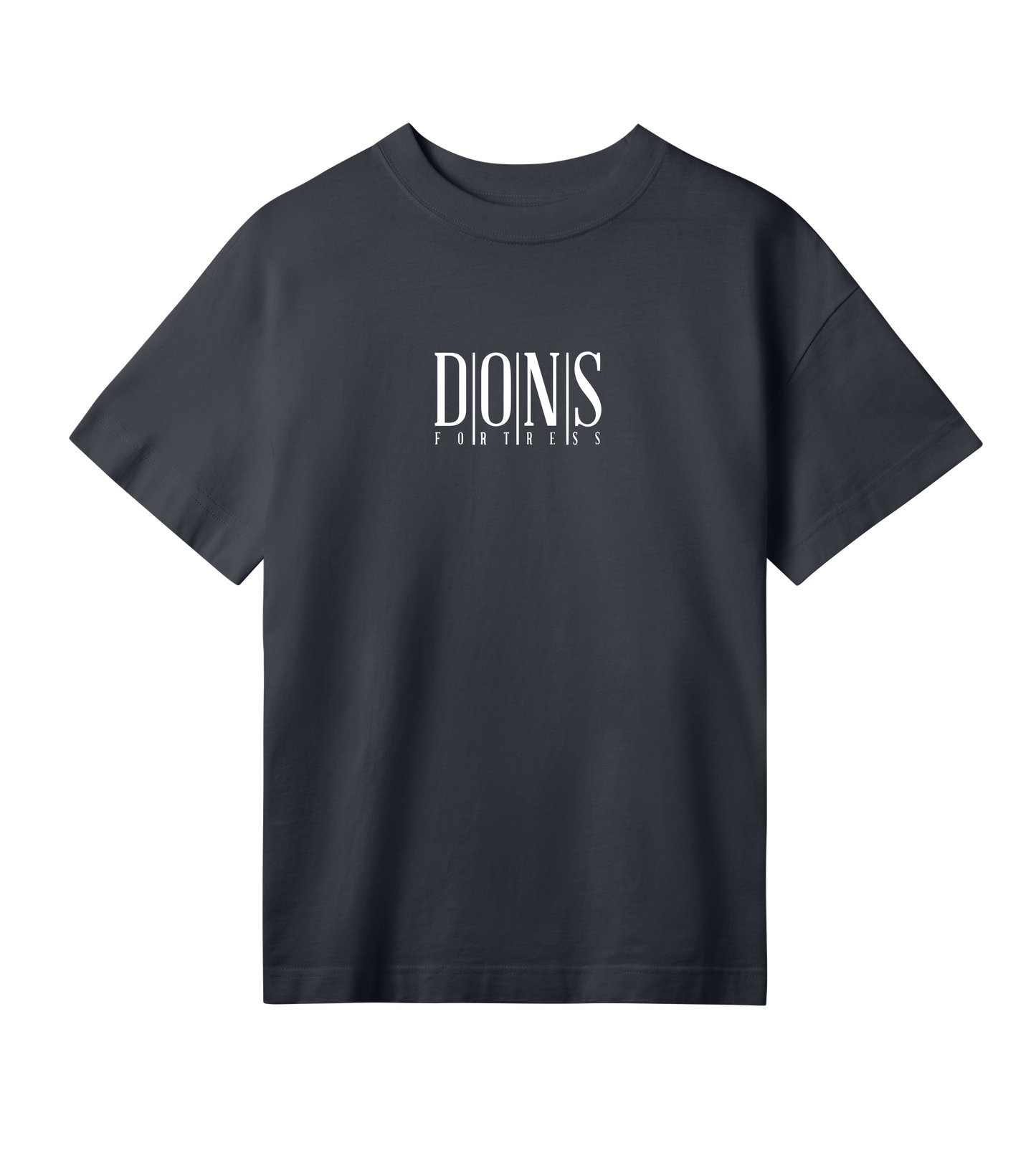 Dons Fortress OS Principal Tee in Off Black Front Womens