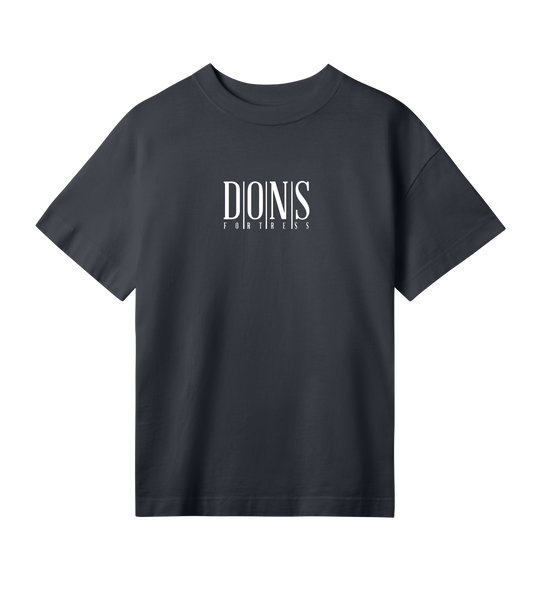Dons Fortress OS Principal Tee in Off Black Front Womens
