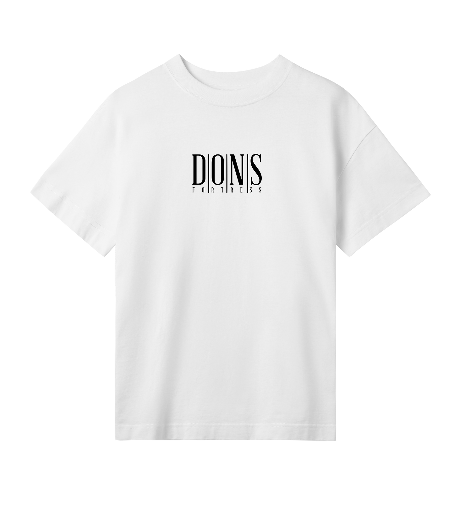 Dons Fortress OS Principal Tee in Off White Front Womens