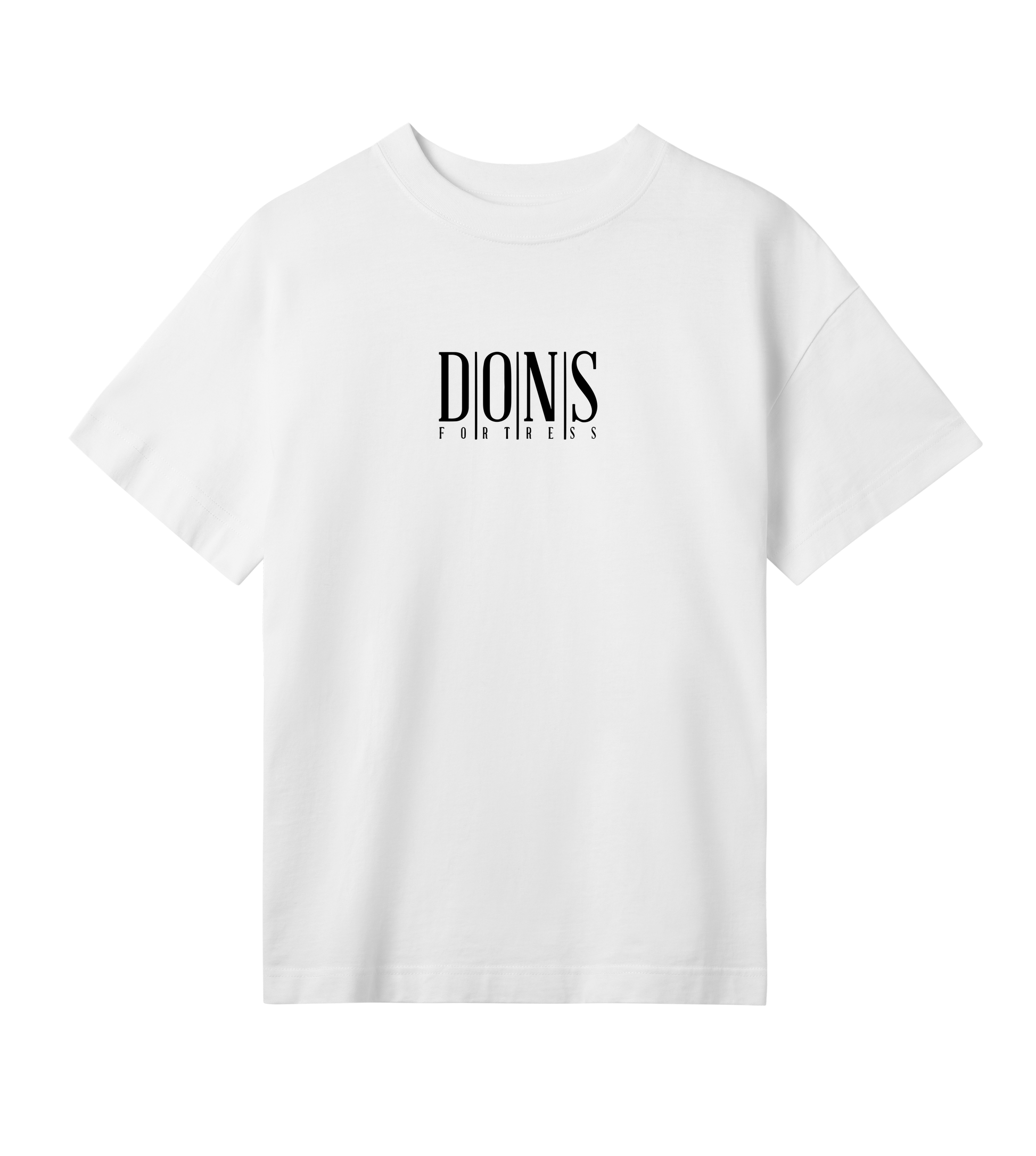 Dons Fortress OS Principal Tee in Off White Front Womens