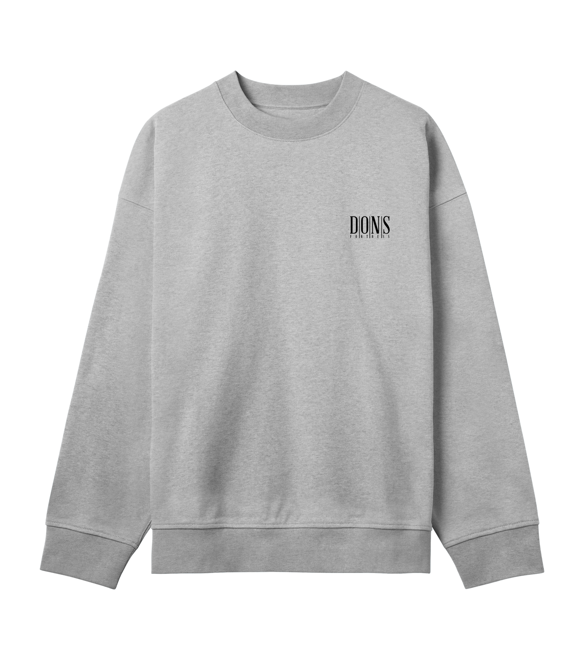 Dons Fortress Principal-Hybrid Pullover BP in Grey Melange Front