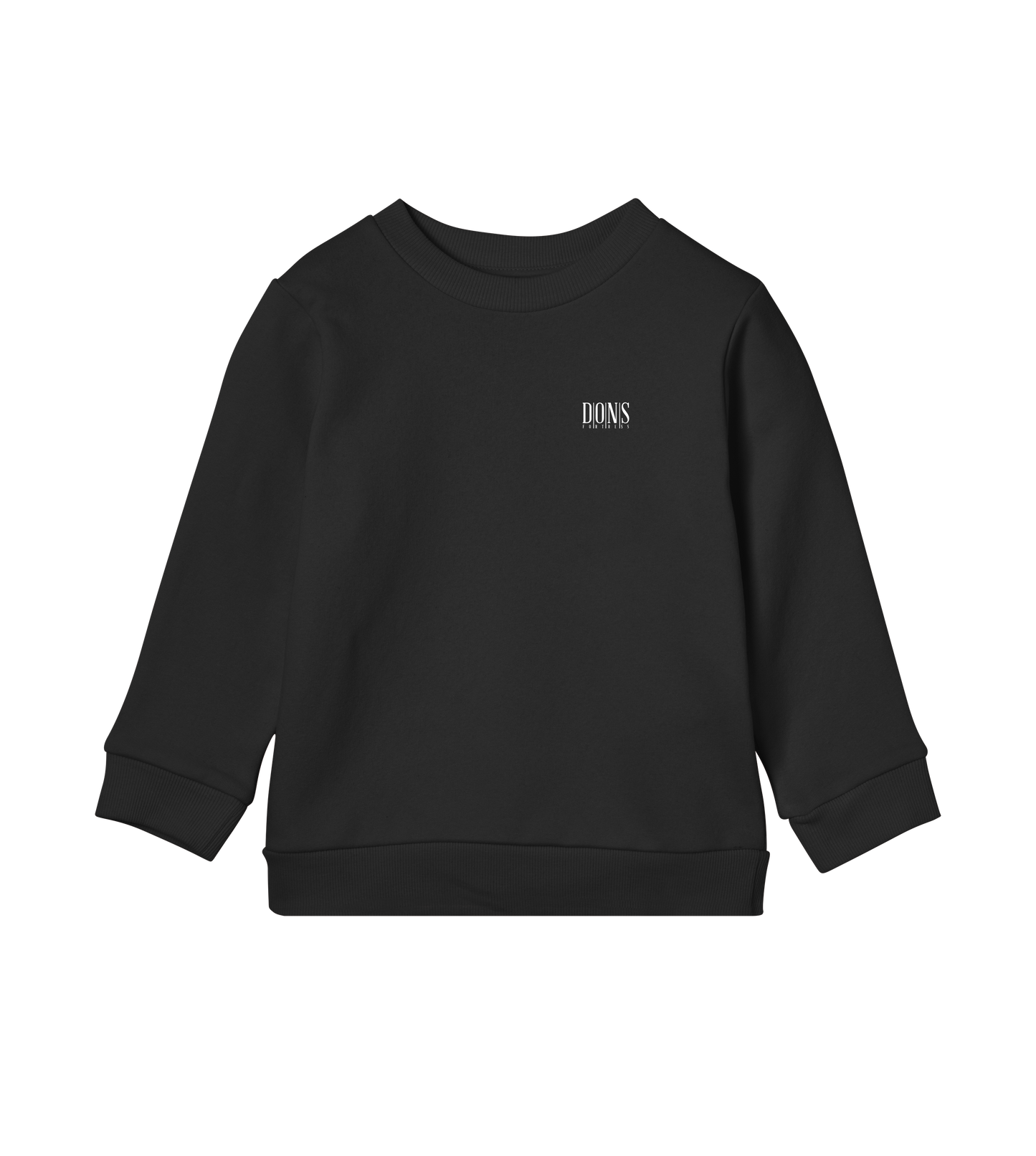 Dons Fortress Principal-Hybrid Pullover in Off Black Front Kids