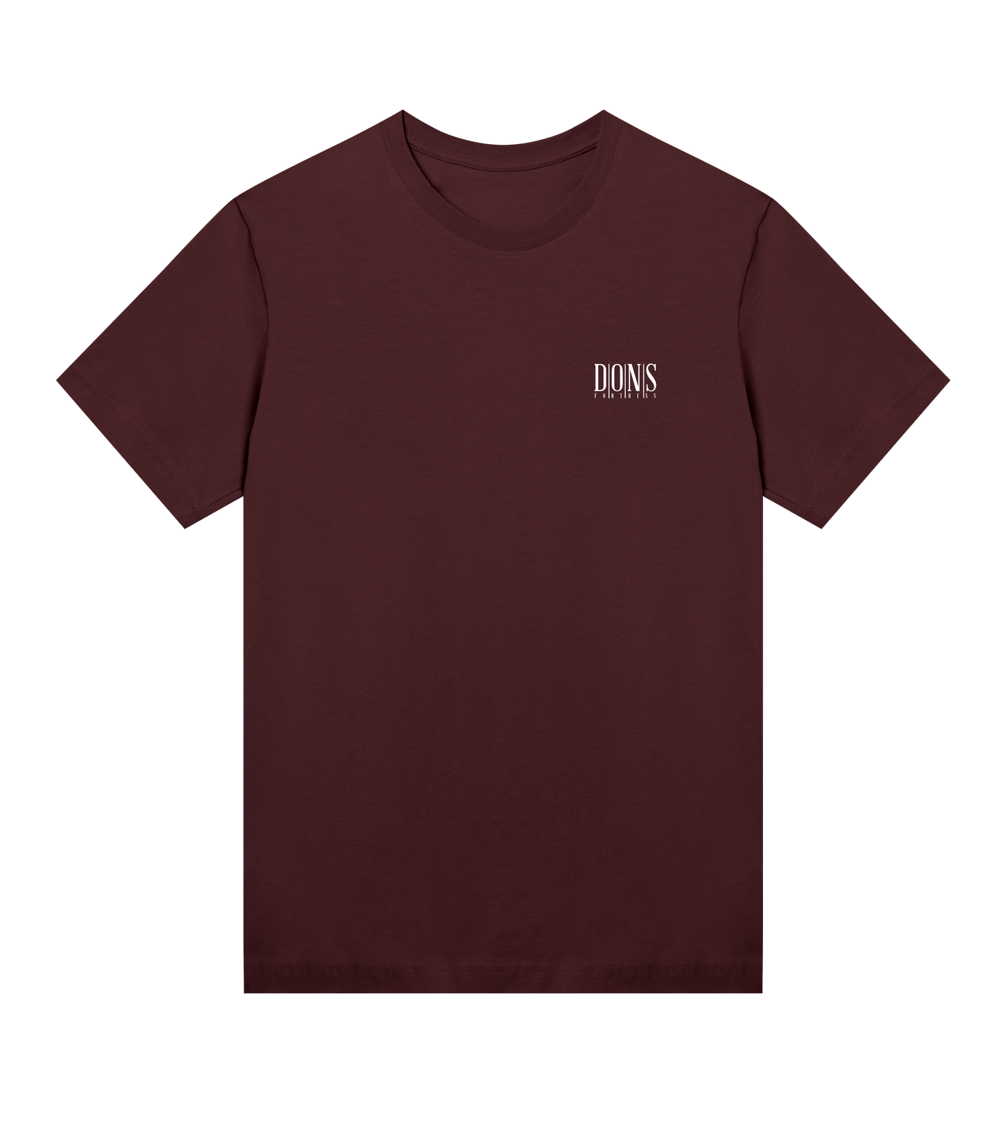 Dons Fortress Principal-Hybrid Tee in Maroon Front Womens