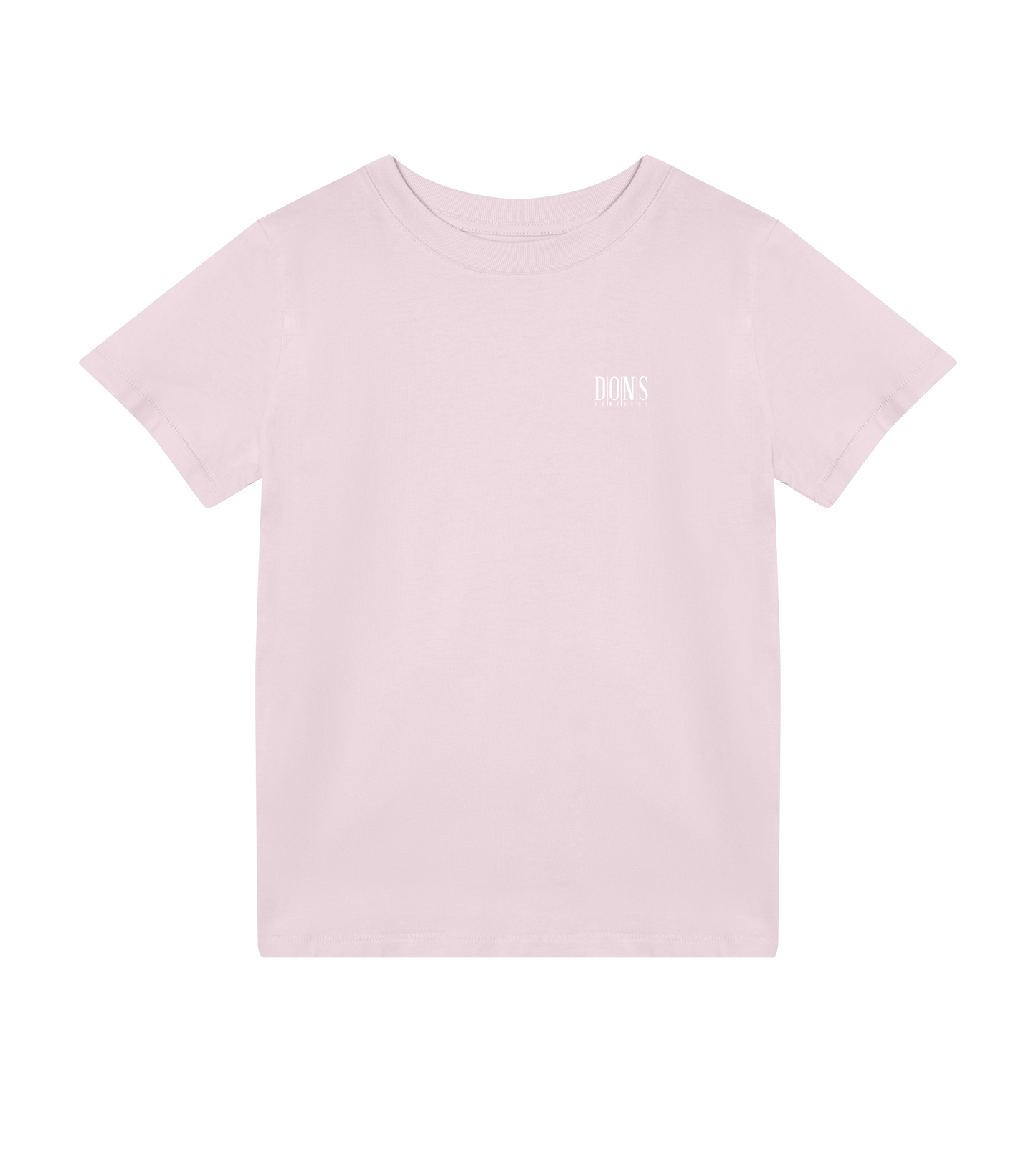 Dons Fortress Principal-Hybrid Tee in Soft Pink Front Kids
