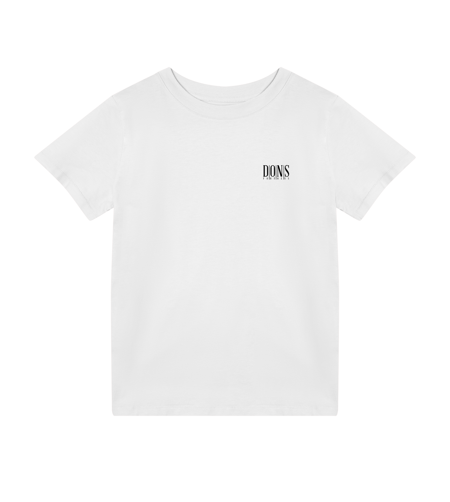 Dons Fortress Principal-Hybrid Tee in White Front Kids