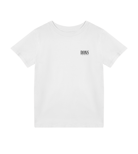 Dons Fortress Principal-Hybrid Tee in White Front Kids