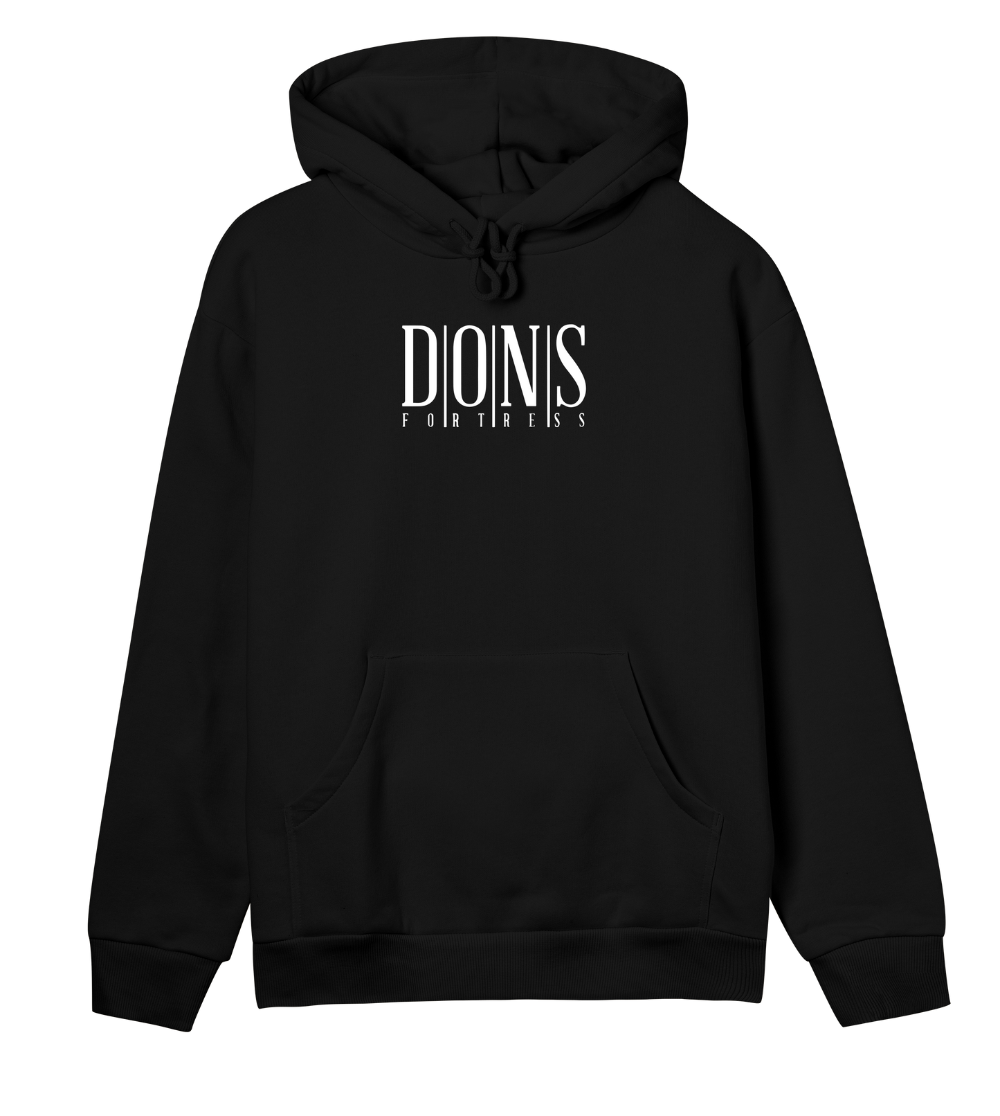 Dons Fortress Principal Hoodie in Black Front Womens