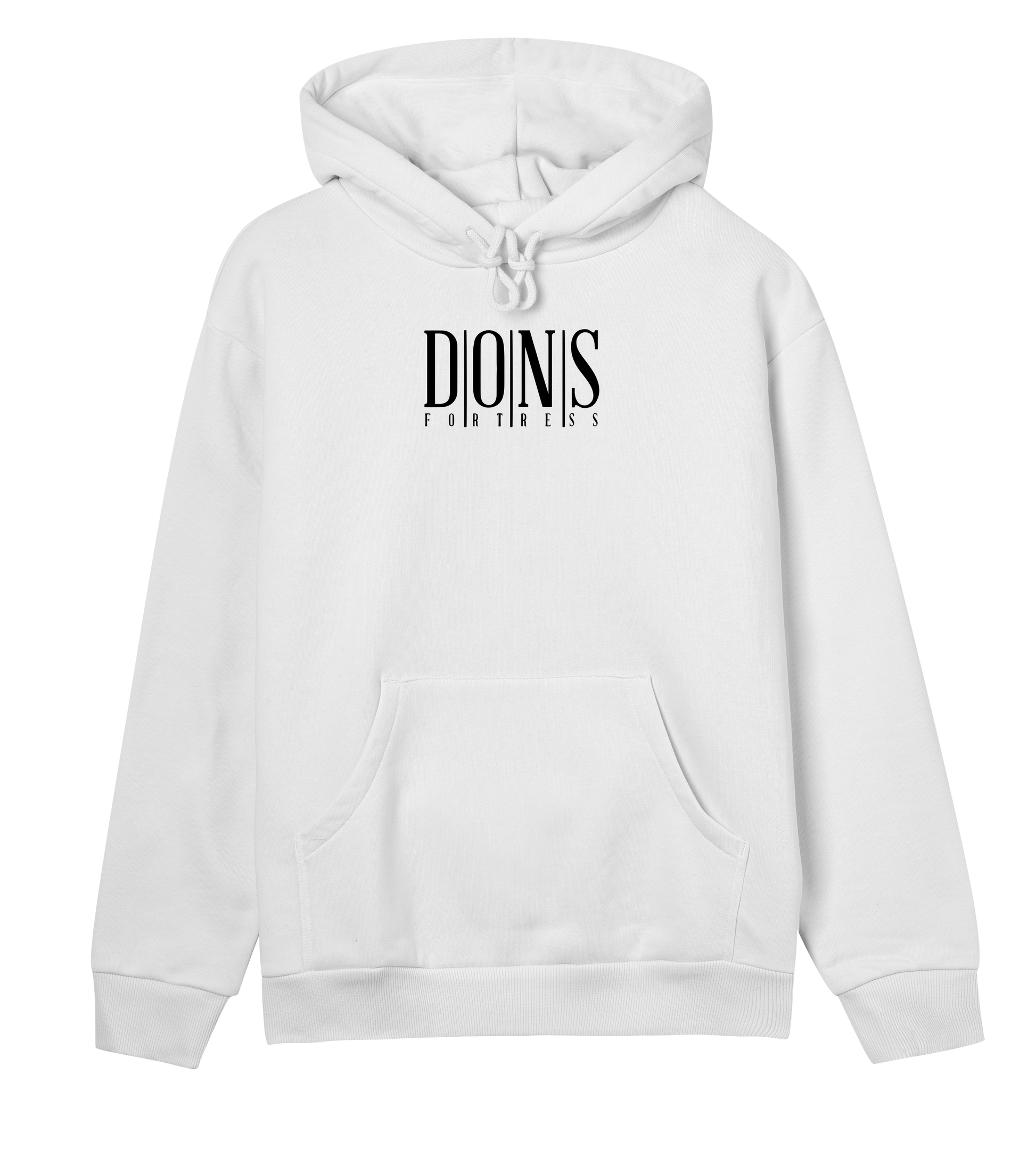 Dons Fortress Principal Hoodie in Off White Front Womens