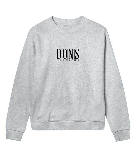 Dons Fortress Principal Pullover BP in Grey Melange Front Womens