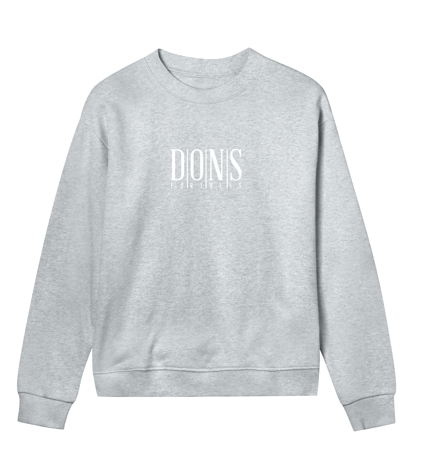 Dons Fortress Principal Pullover in Grey Melange Front Womens