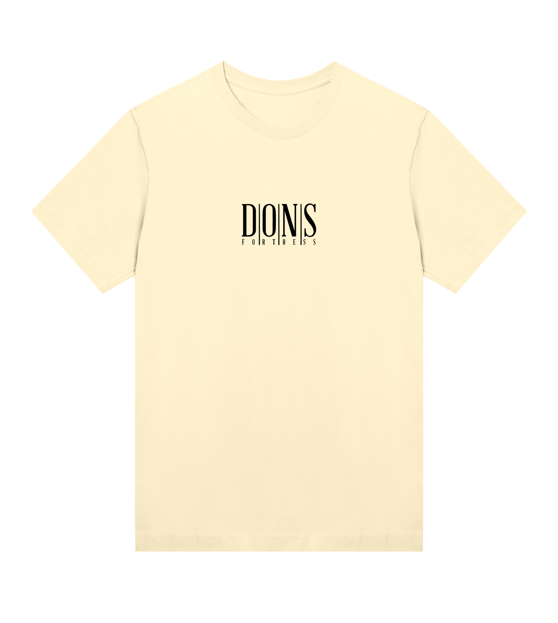 Dons Fortress Principal Tee BP in Soft Yellow Front Womens