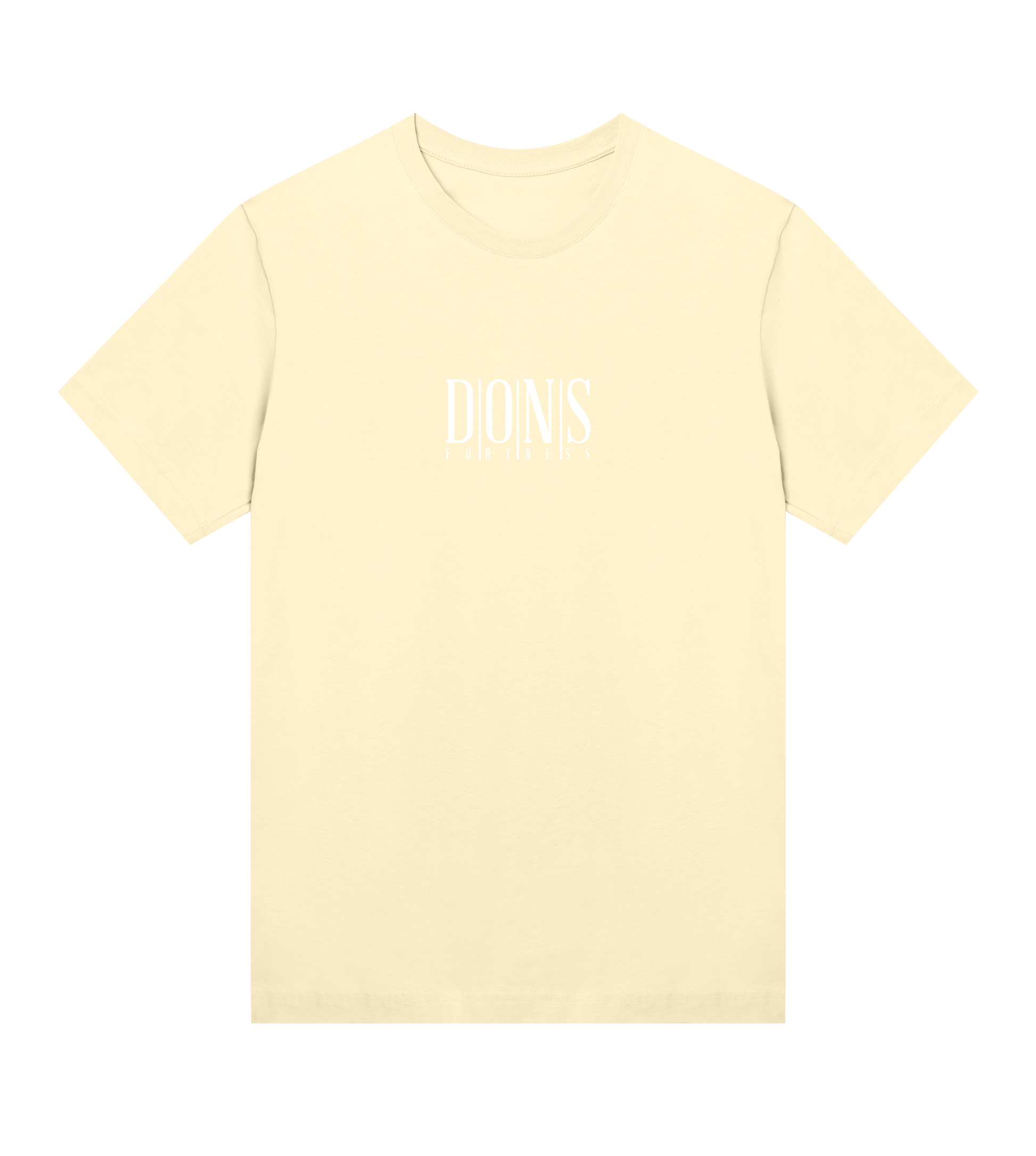 Dons Fortress Principal Tee in Soft Yellow Front Womens