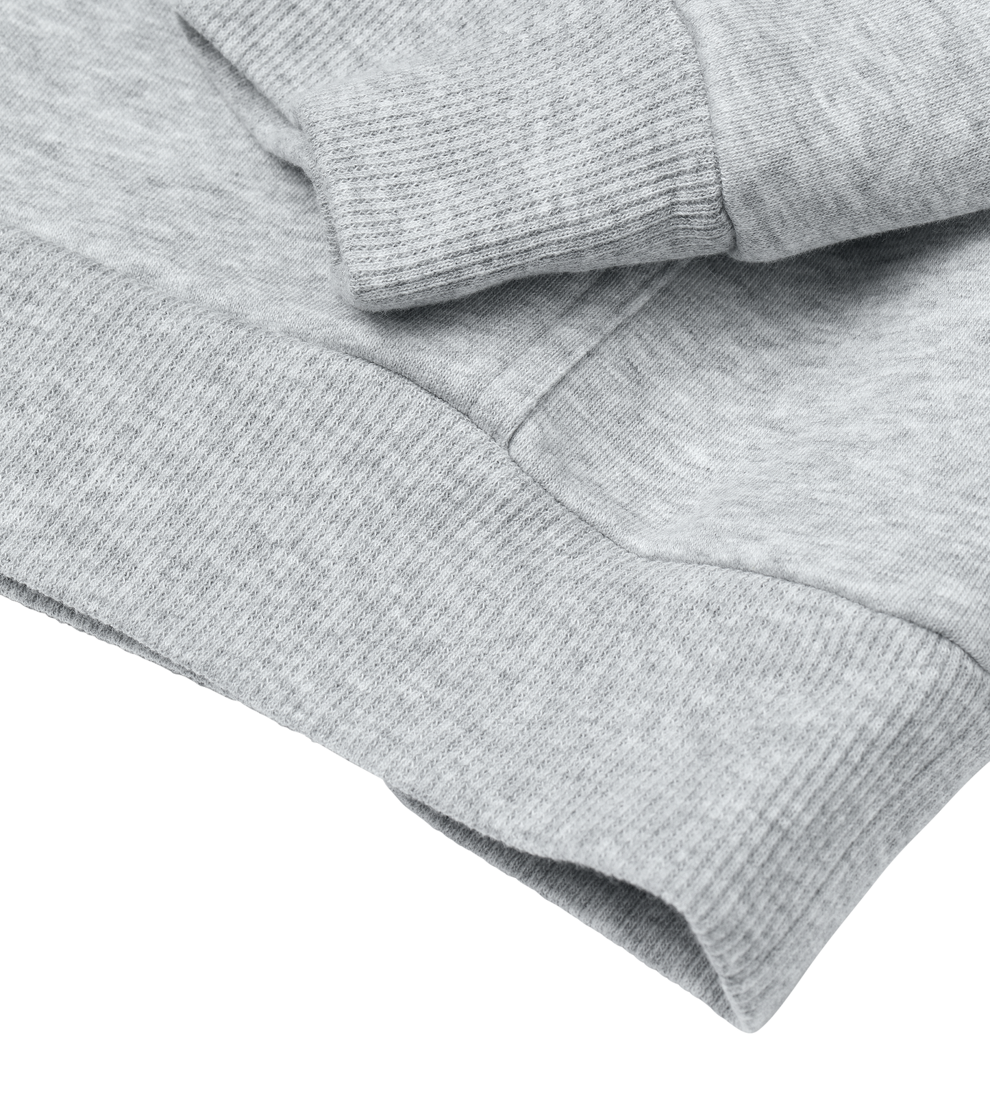 Dons Fortress Regular Hoodie in Grey Melange Details
