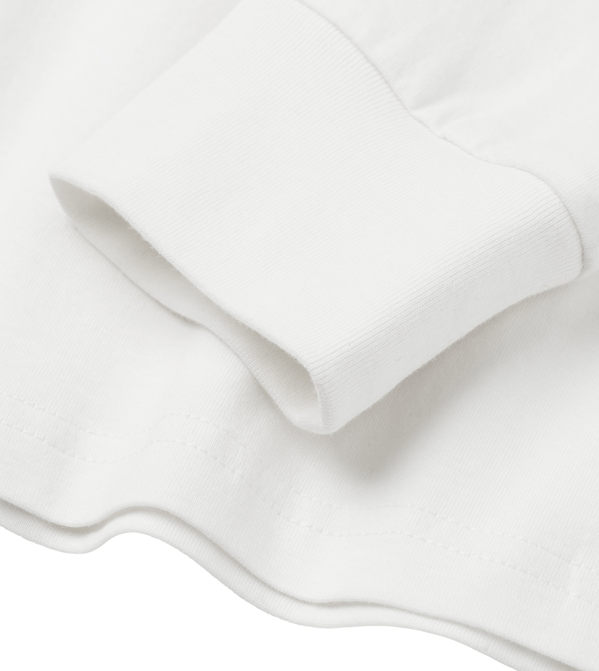Dons Fortress Regular LS Tee in White Detail