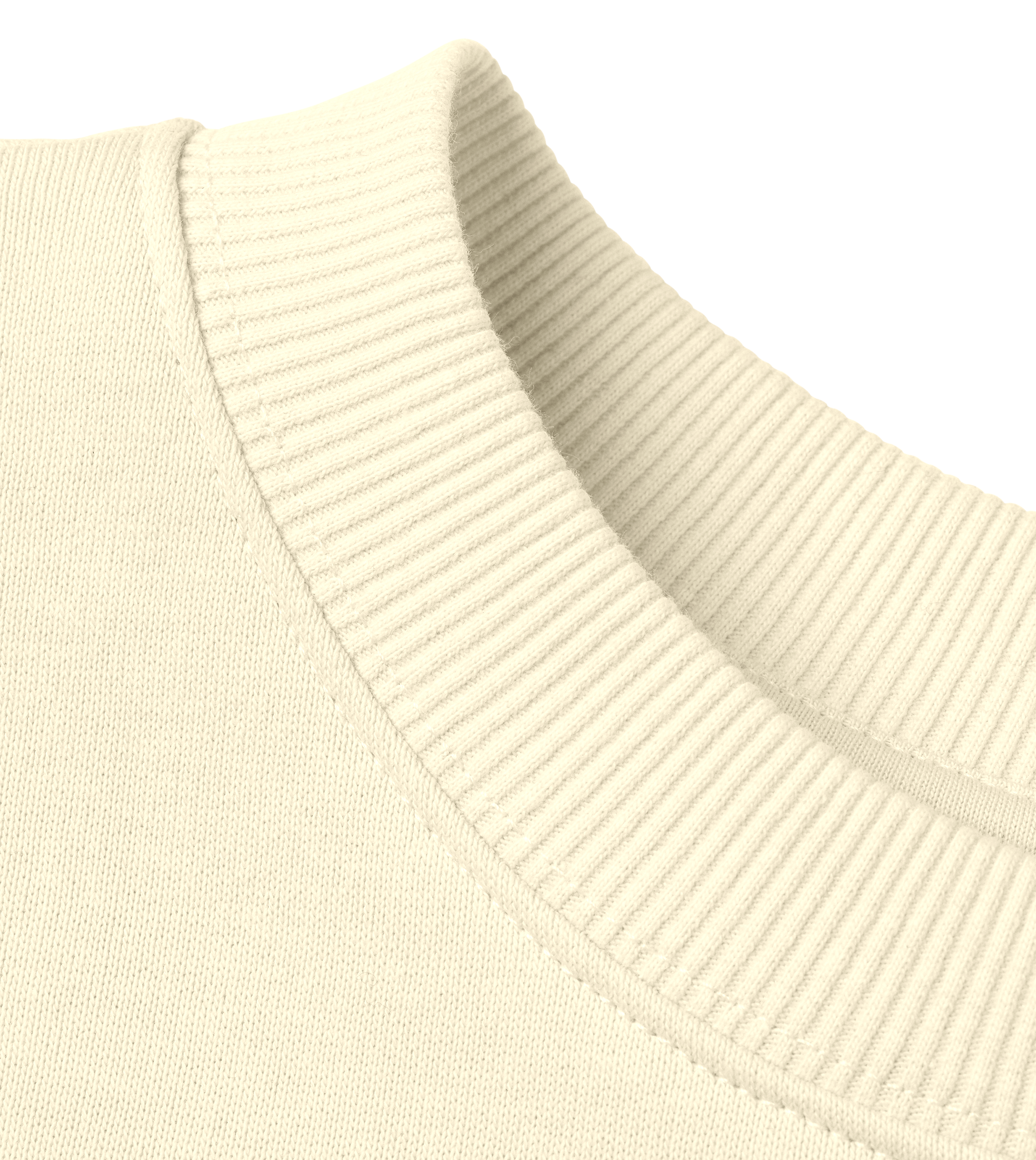 Dons Fortress Regular Pullover in Soft Yellow Detail Womens