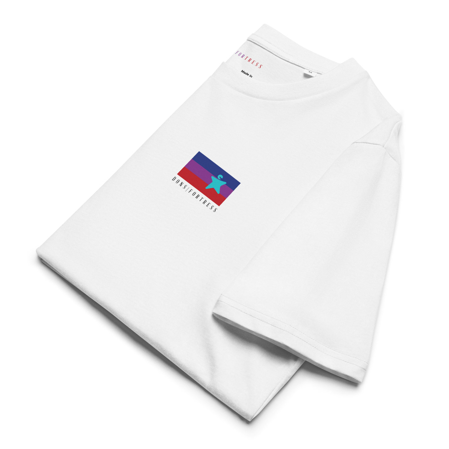 Dons Fortress Rosanne Sparkle Tee in White Folded