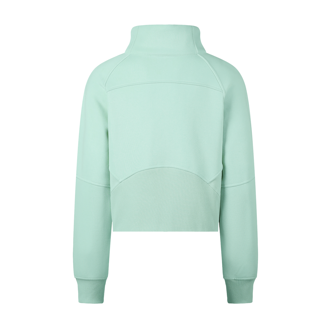 Light blue sweatshirt on a white background