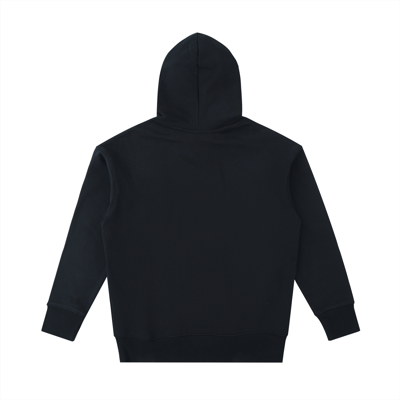 Black hoodie on a white background