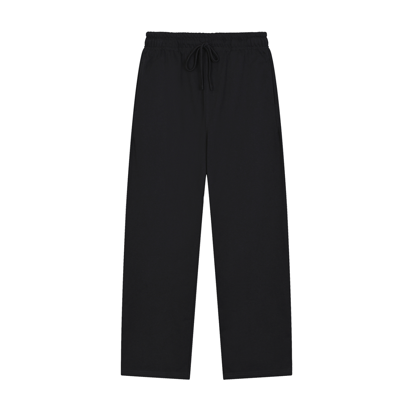 Black pants on a white background