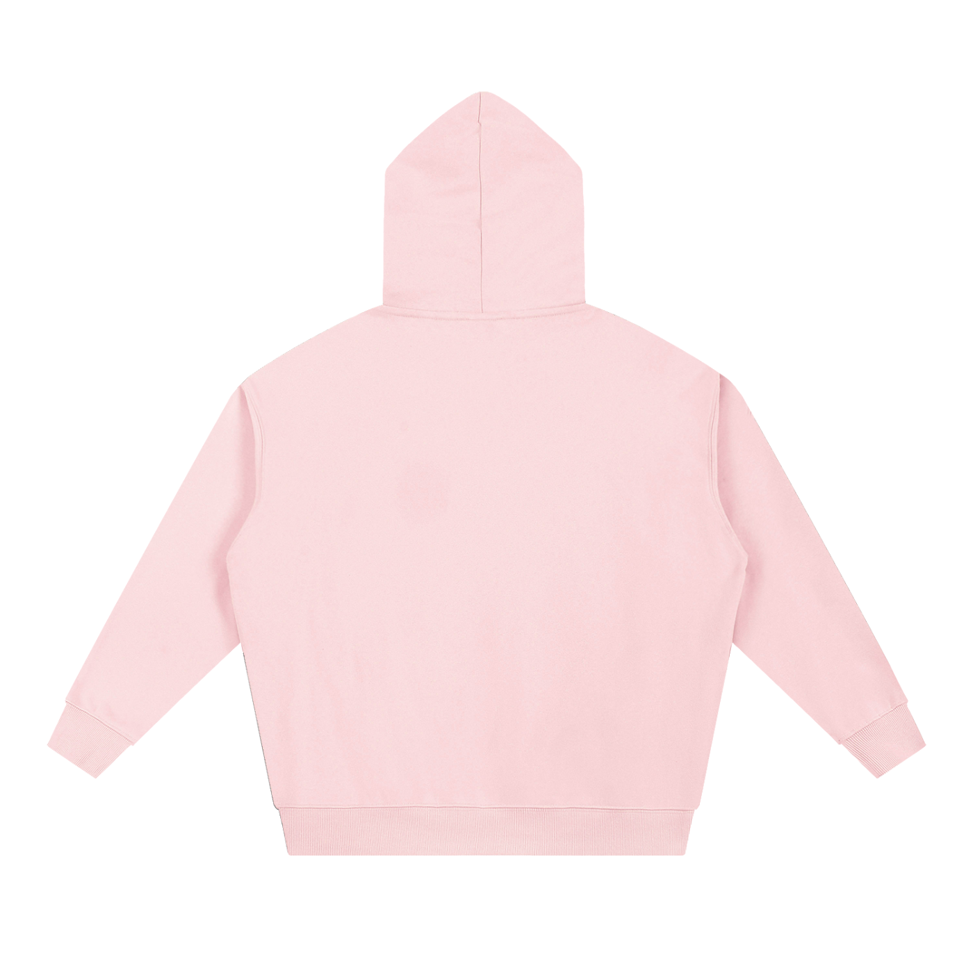 Pink hoodie on a white background